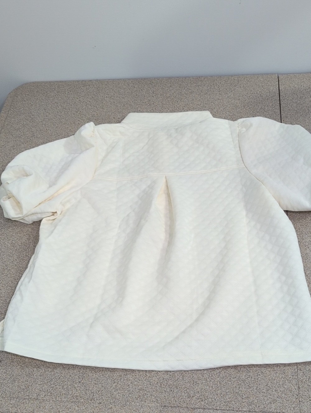 Mary Square Short Set, Madelyn, Top & Shorts, Quilted Cream, Loungewear, Size XL - Picture 8 of 15